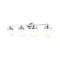 Z-Lite Vaughn Vanity, 4-Light, 7.75 In.W x 31.5 In.L x 9.5 In.H, Chrome /Matte Opal 735-4V-CH - alternate 1